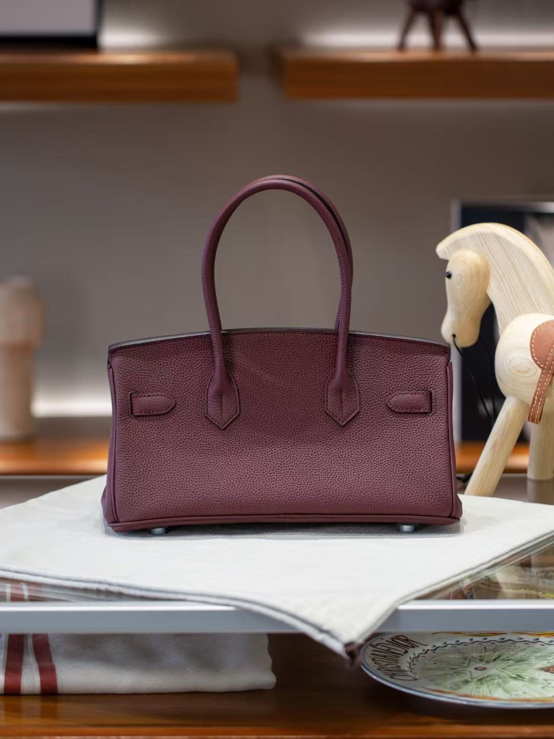 Hermes shoulder birkin handbag