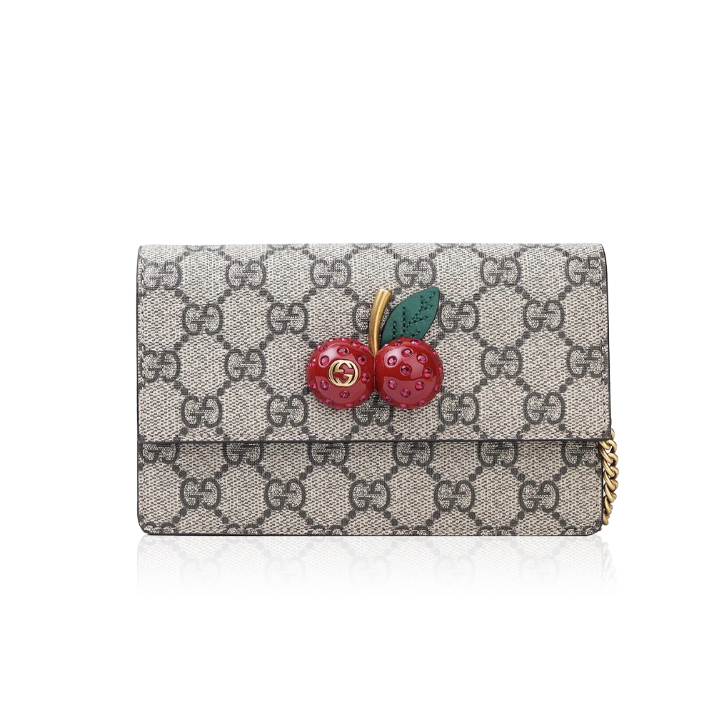 Gucci Cherry Chain Bag& Cherry Wallet Card Holder