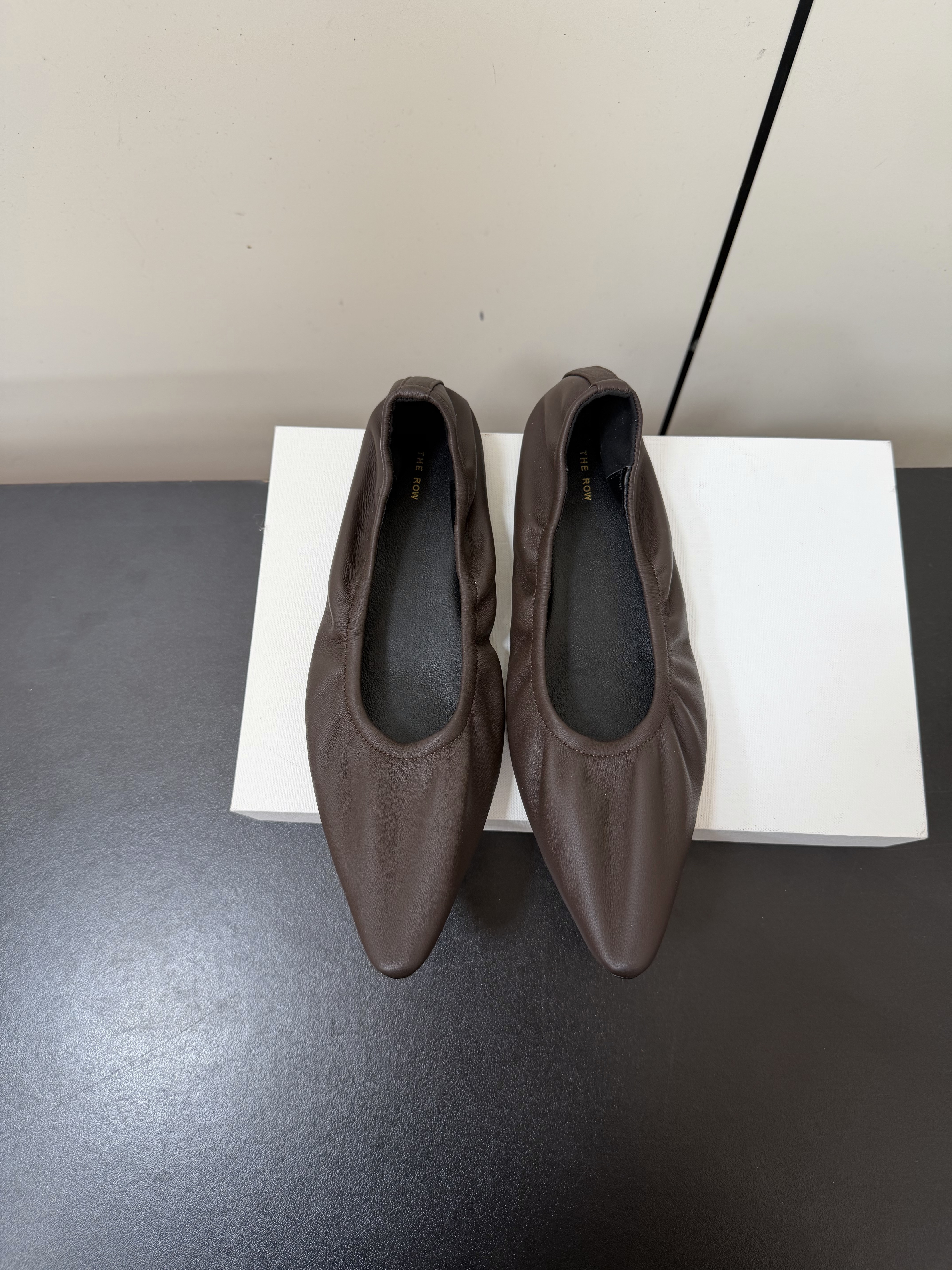 The Row Soft Lambskin Ballet Flats