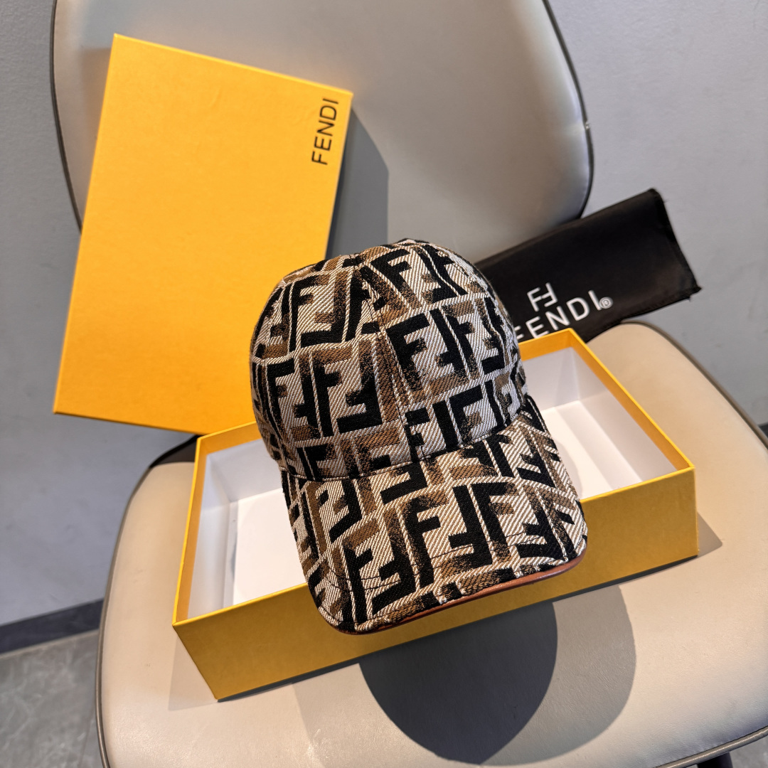 Fendi FF Logo Baseball Cap