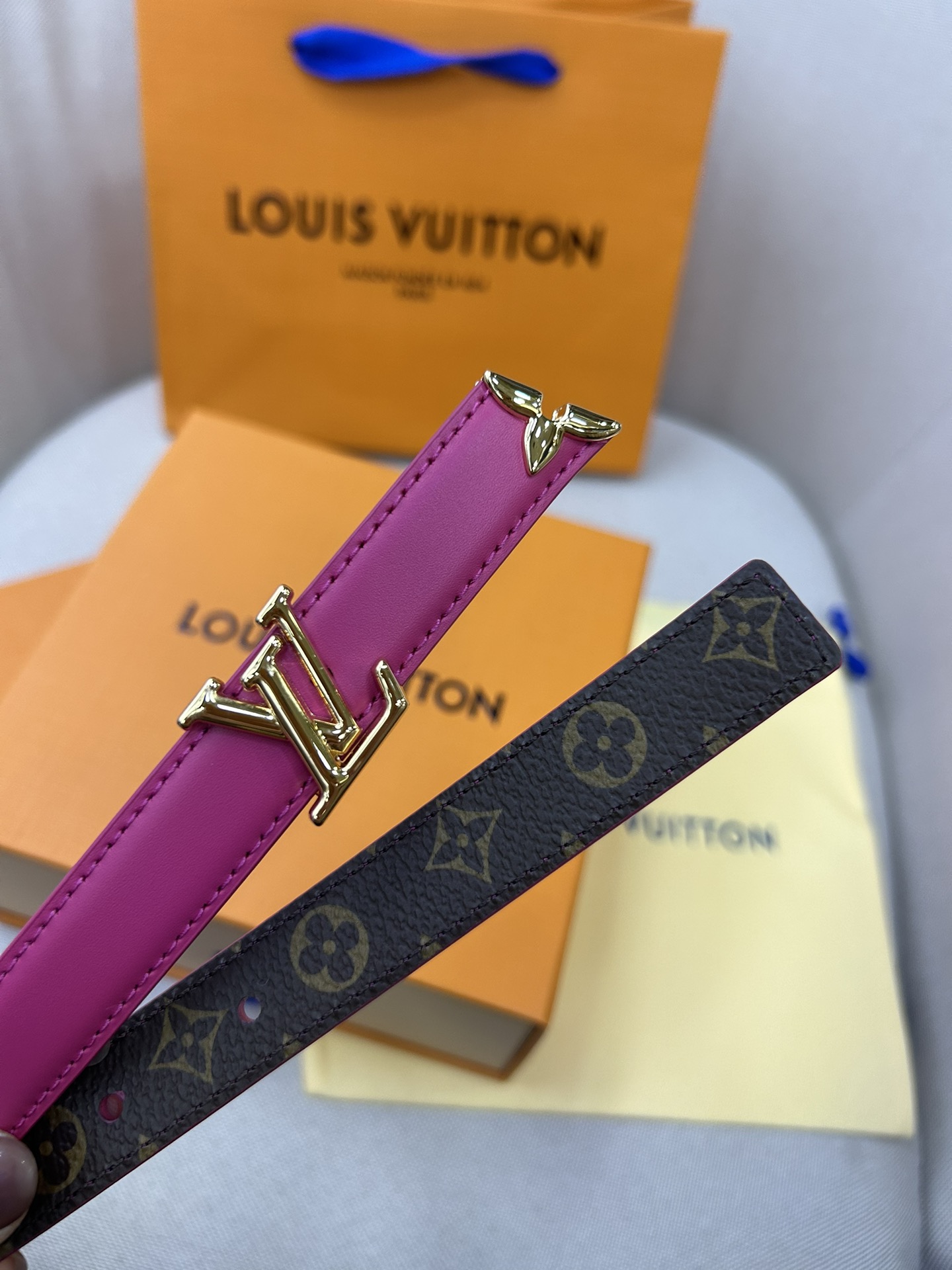 LV Pretty LV 20mm Reversible Belt