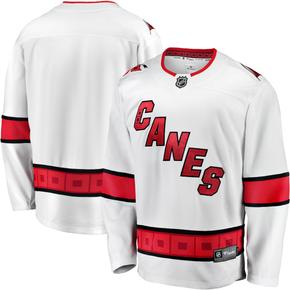 Customizable Carolina Hurricanes Fanatics Alternate and Away Breakaway Jersey