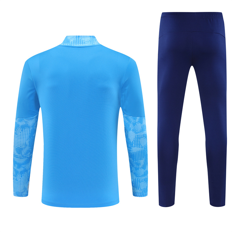 Man City 25/26 half zipper Training Suit Blue 801