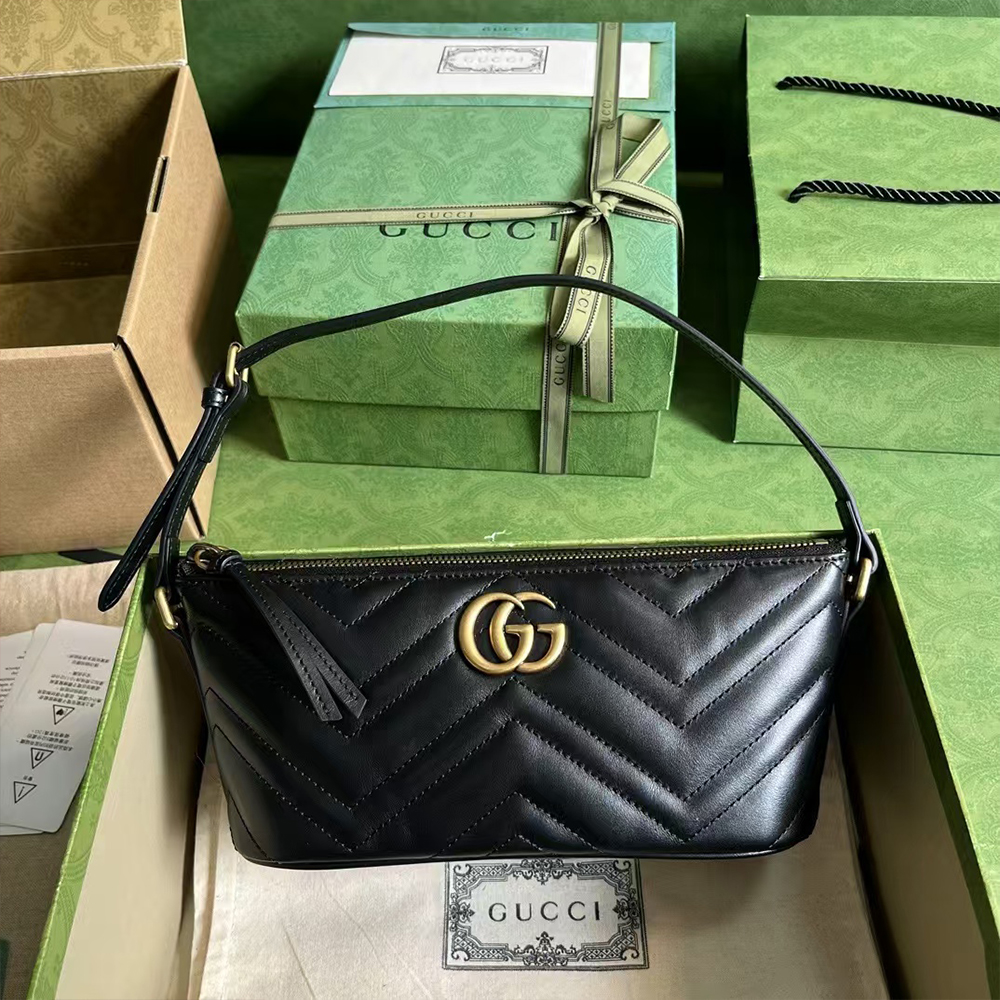 Gucci - GG Marmont Leather Shoulder Bag (Mirror Quality)