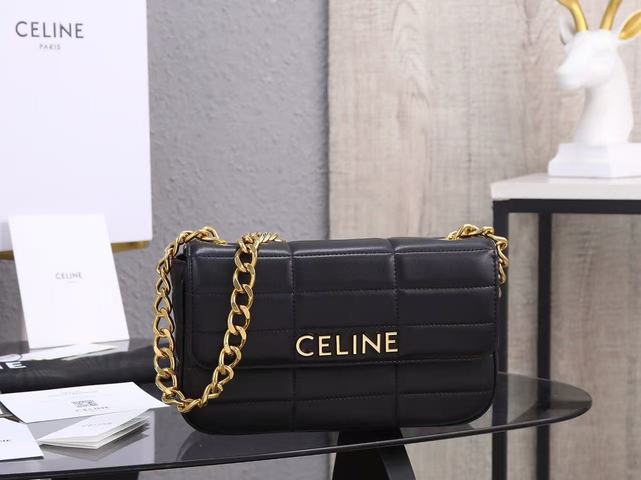 Celine MATELASSE MONOCHOME Chain Bag