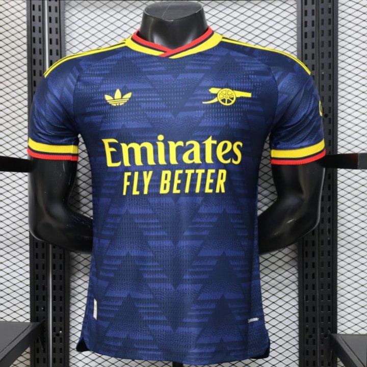 Player Version 26/27 Arsenal Navy Blue with Geometric Pattern Away Jersey S-3XL