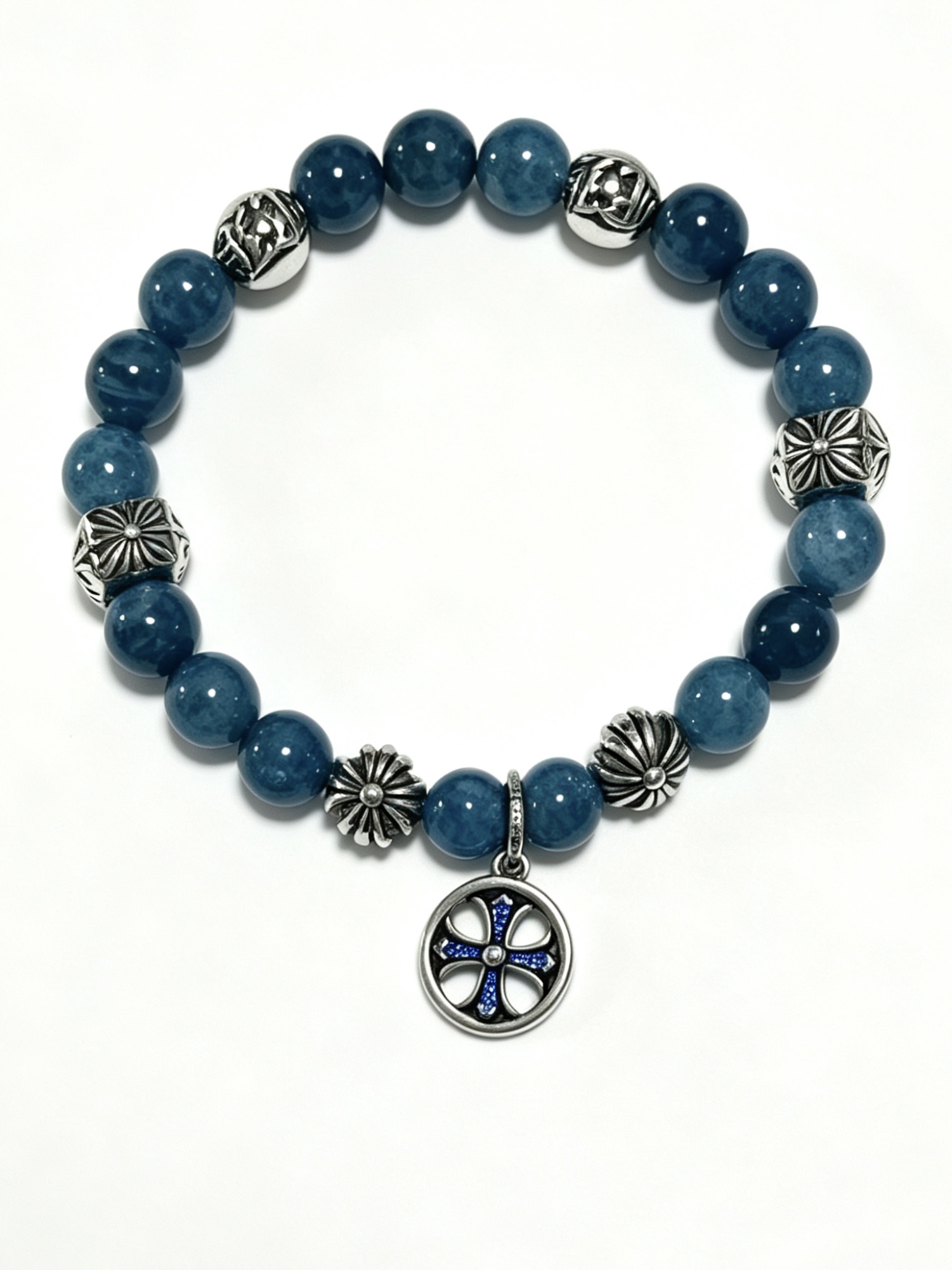Chrome Hearts Vintage Multi-Element Agate Bracelet