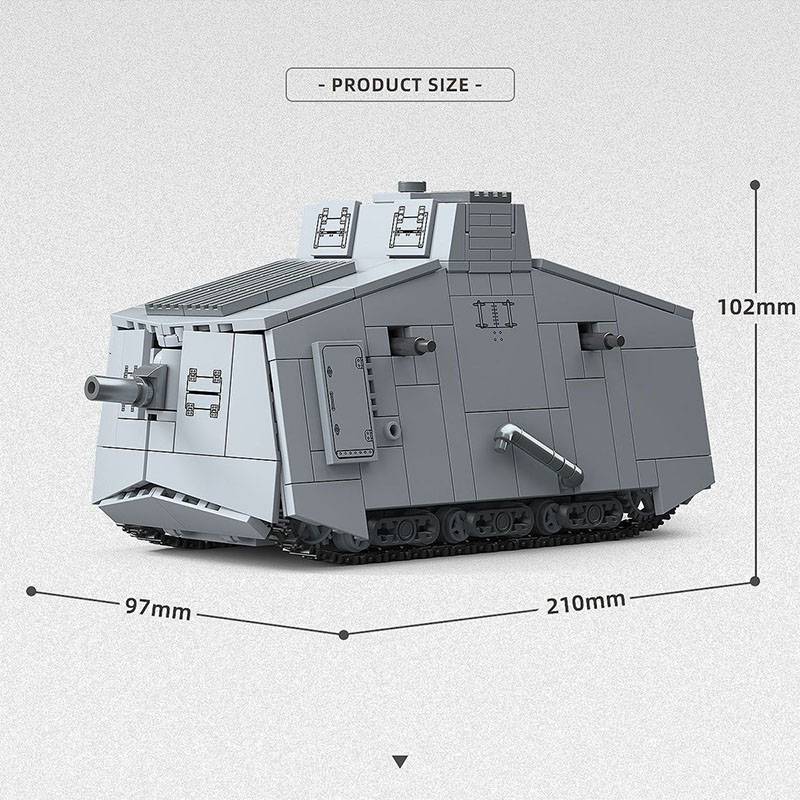 QuanGuan 300017 - A7V Heavy Tank