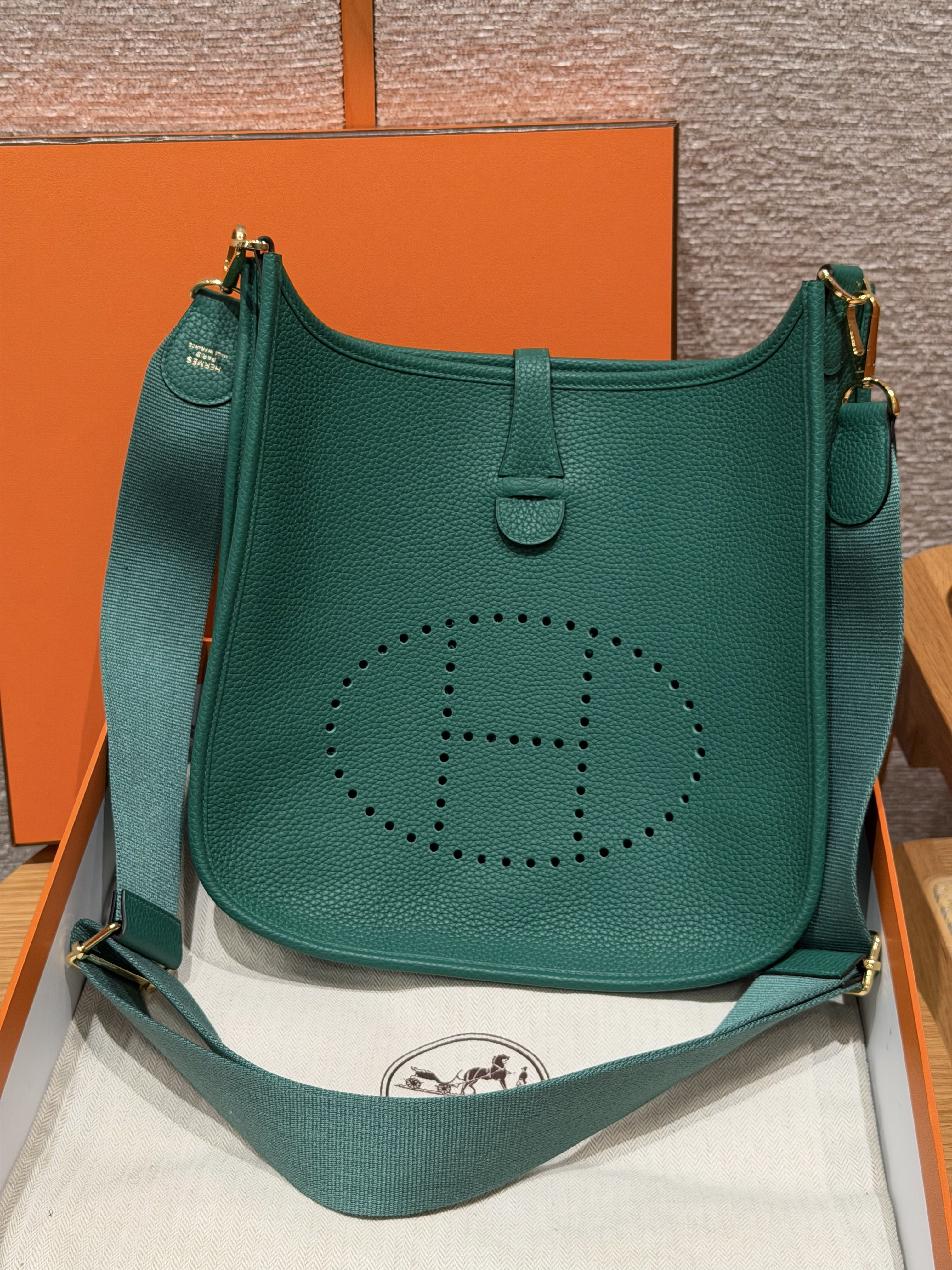 Hermes Vert Vertigo Clemence Evelyne III 29