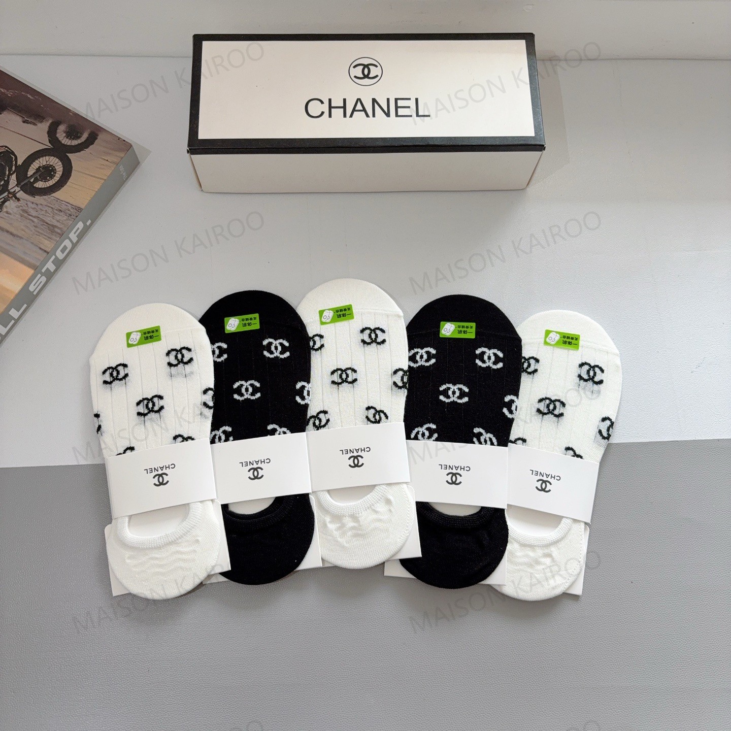 Chanel Socks 5-Pack - KAIROO