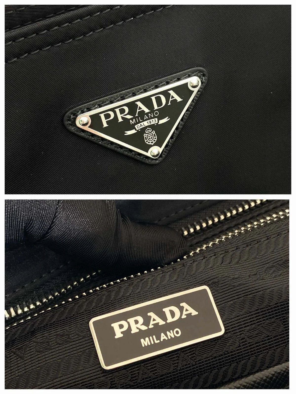 Prada Baby Bag Black Re-nylon