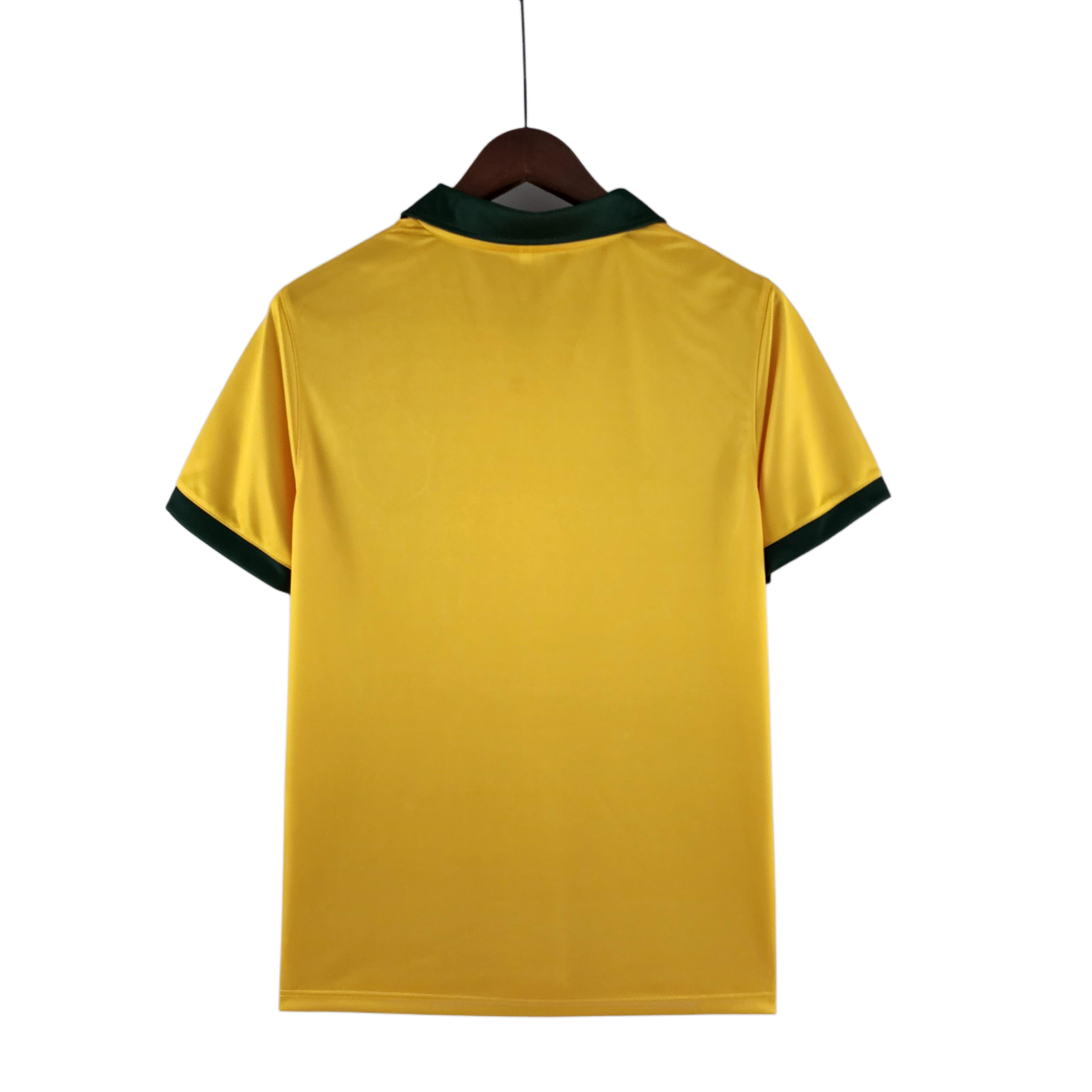 Retro  Brazil 1988 Home Yellow