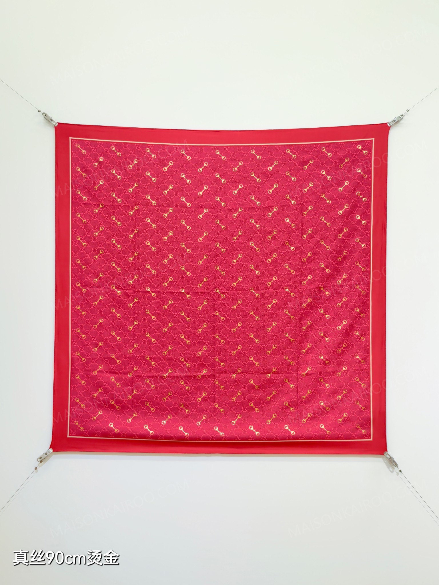 Gucci Hot Stamping GG Square Scarf - KAIROO