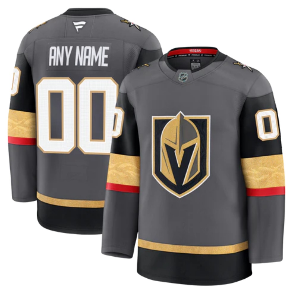 Customizable Vegas Golden Knights Fanatics Home Away And Substitute Jerseys