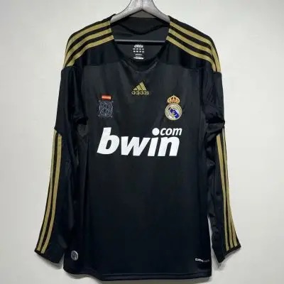 Retro Real Mαdrid 09/10 Away Long Sleeves Black