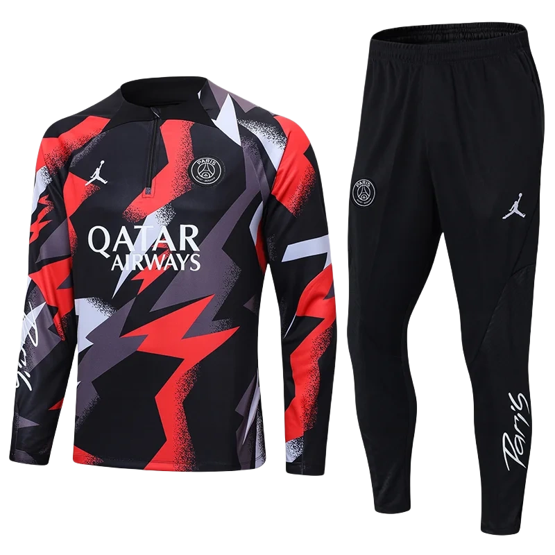 2024/2025 Paris Saint-Germain Half-Pull Training Suit Football Shirt | Soc Jersey - Premium Football Jersey