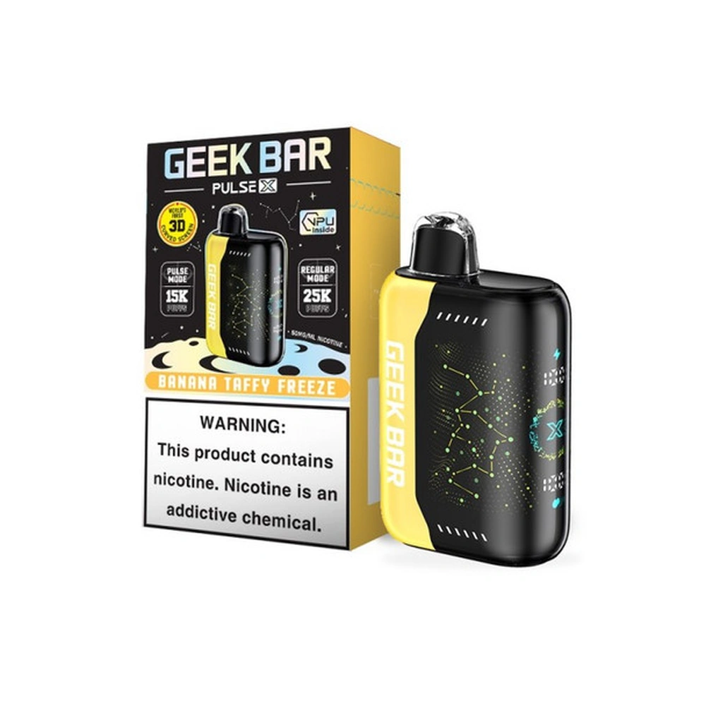 Geek Bar Pulse X 25000 Puffs - Banana Taffy Freeze - Vaba Vape-Shop