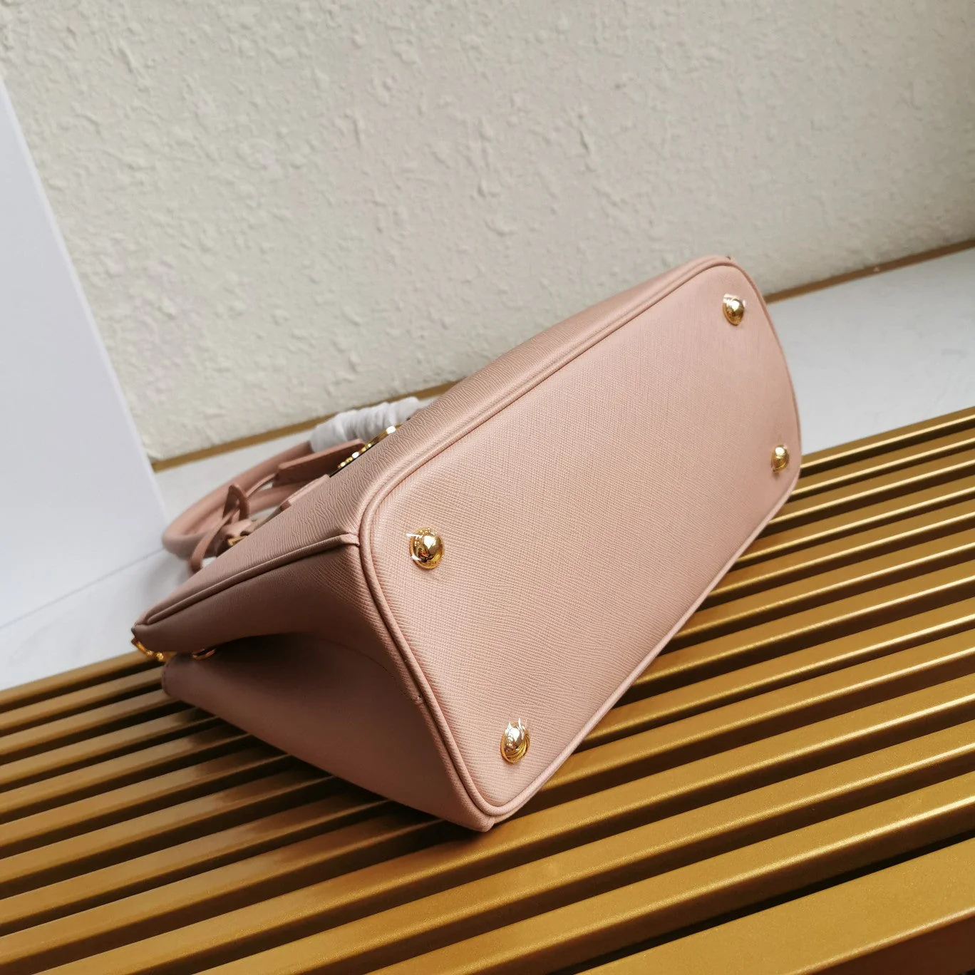 Prada GALLERIA 28 BAG IN DESERT BEIGE SAFFIANO LEATHER