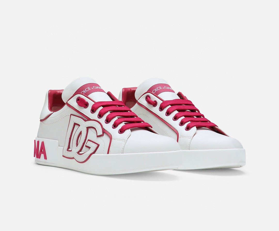 D&G Women's Leather Sneakers