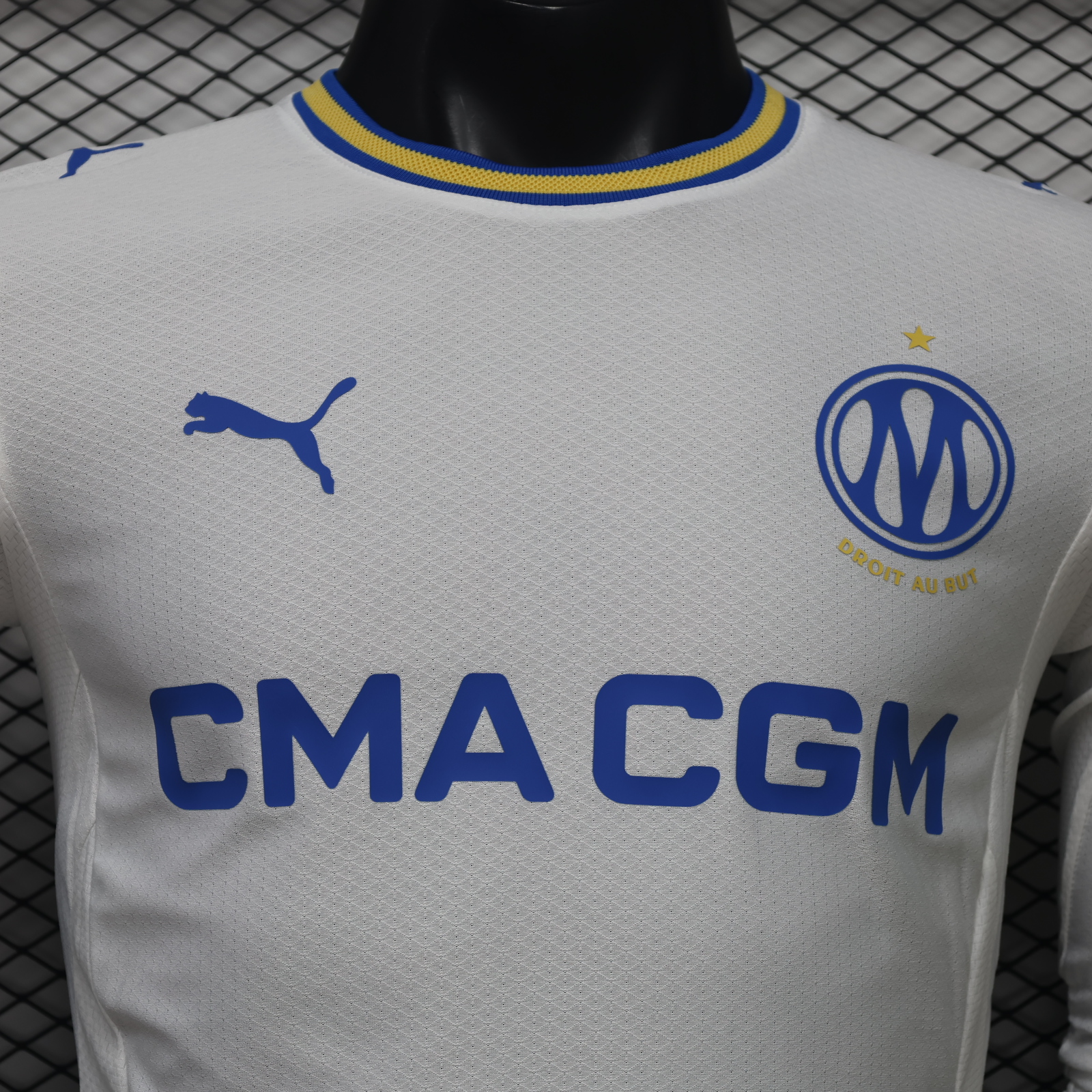 Marseille Home Long Sleeves Jersey Player Version 26/27 | Soc Jersey - Premium Football Jersey
