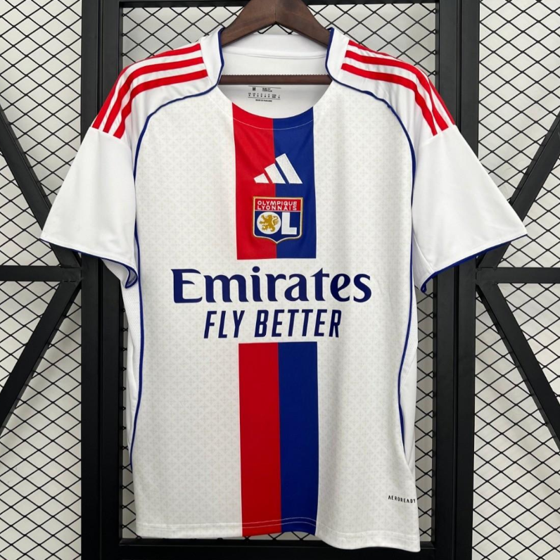 25/26 Olympique Lyonnais/Lyon Home Jersey S-2XL