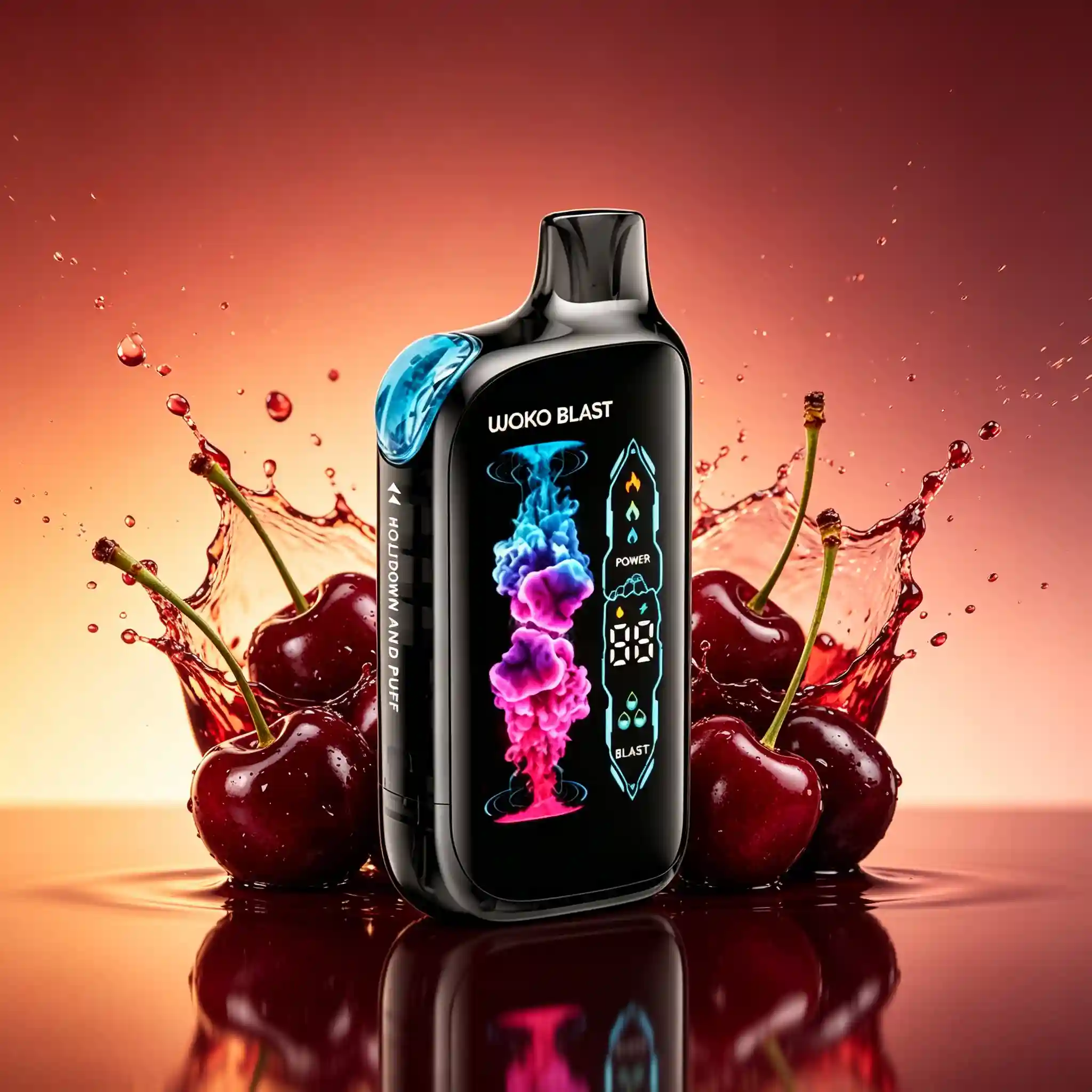 WAKA Blast 45K Disposable Vape – Dark Cherry Ice Mix - Vaba Vape-Shop