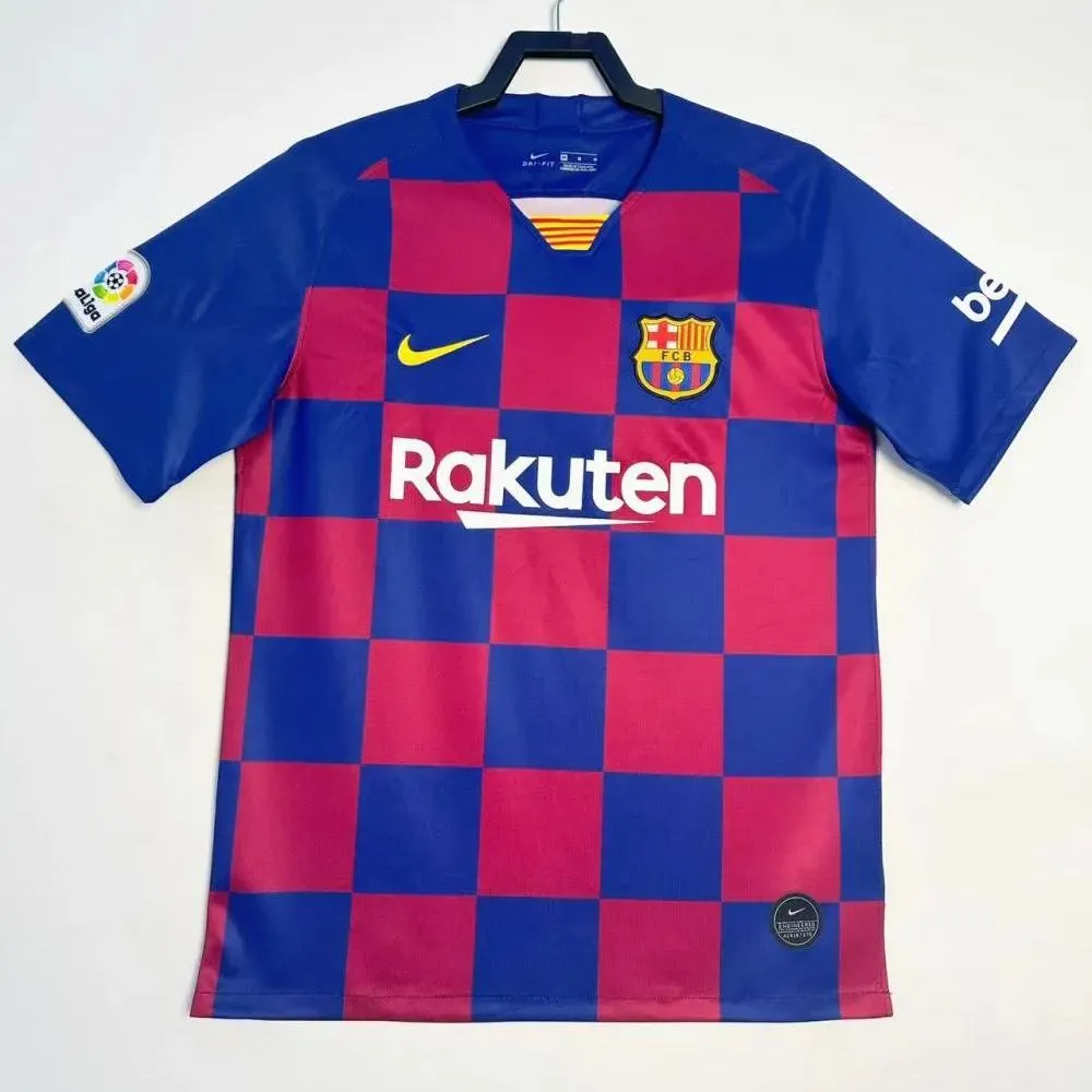 Retro Barcelona 19/20 Home kit wiht Patches S-XXL