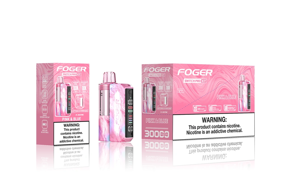 Foger Switch Pro 30000 Puffs Kit - Pink & Blue - Vaba Vape-Shop
