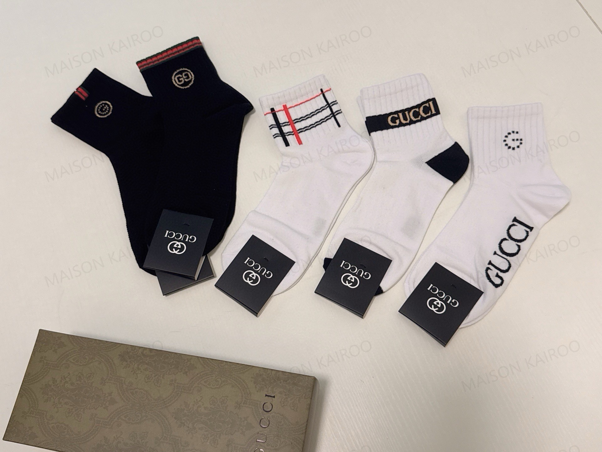 Gucci Socks 5-Pack - KAIROO