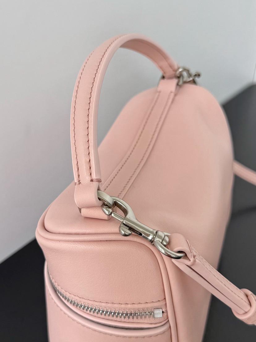 Balenciaga Rodeo Vanity in Suede Pink