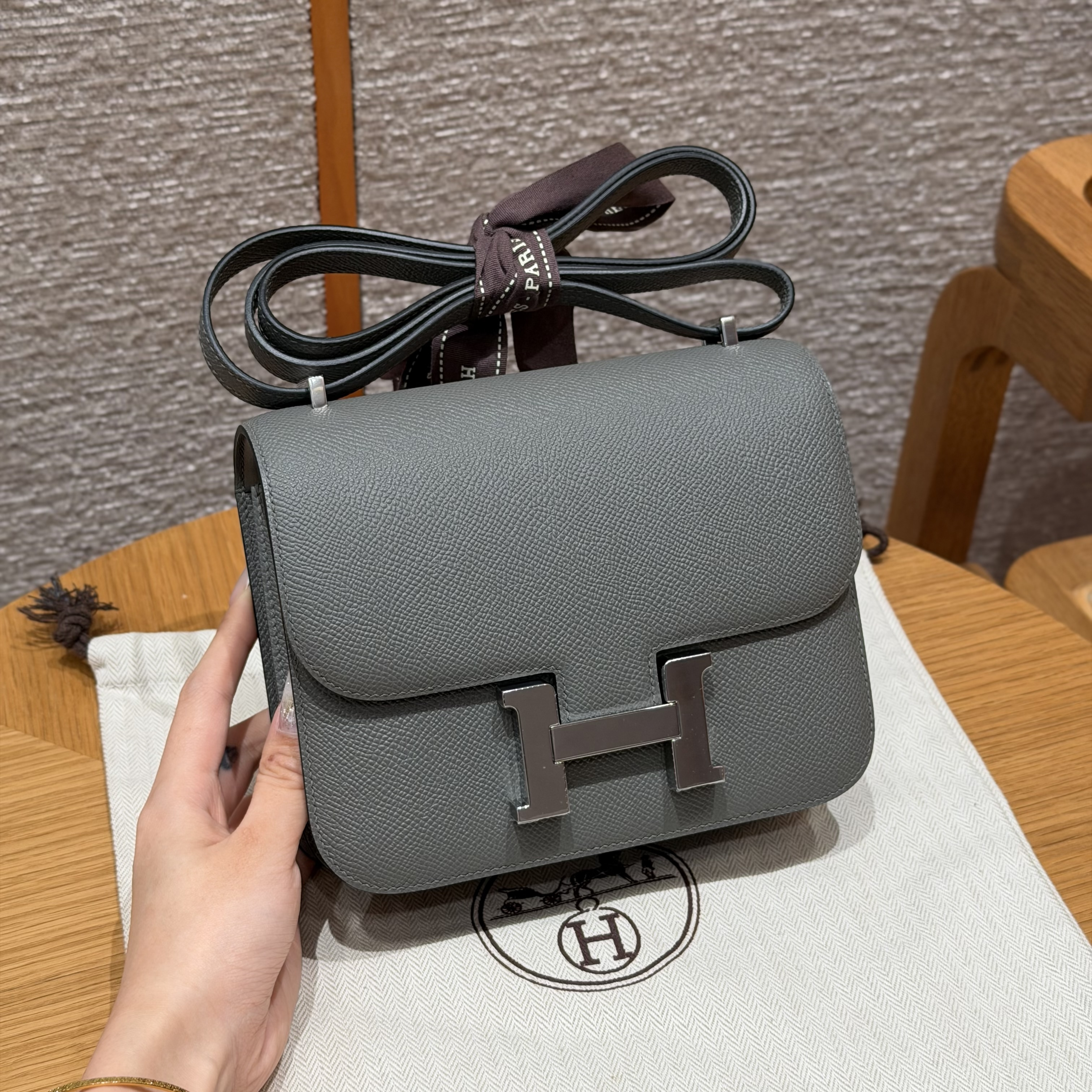 Hermes Girs Meyer Epsom Constance 18