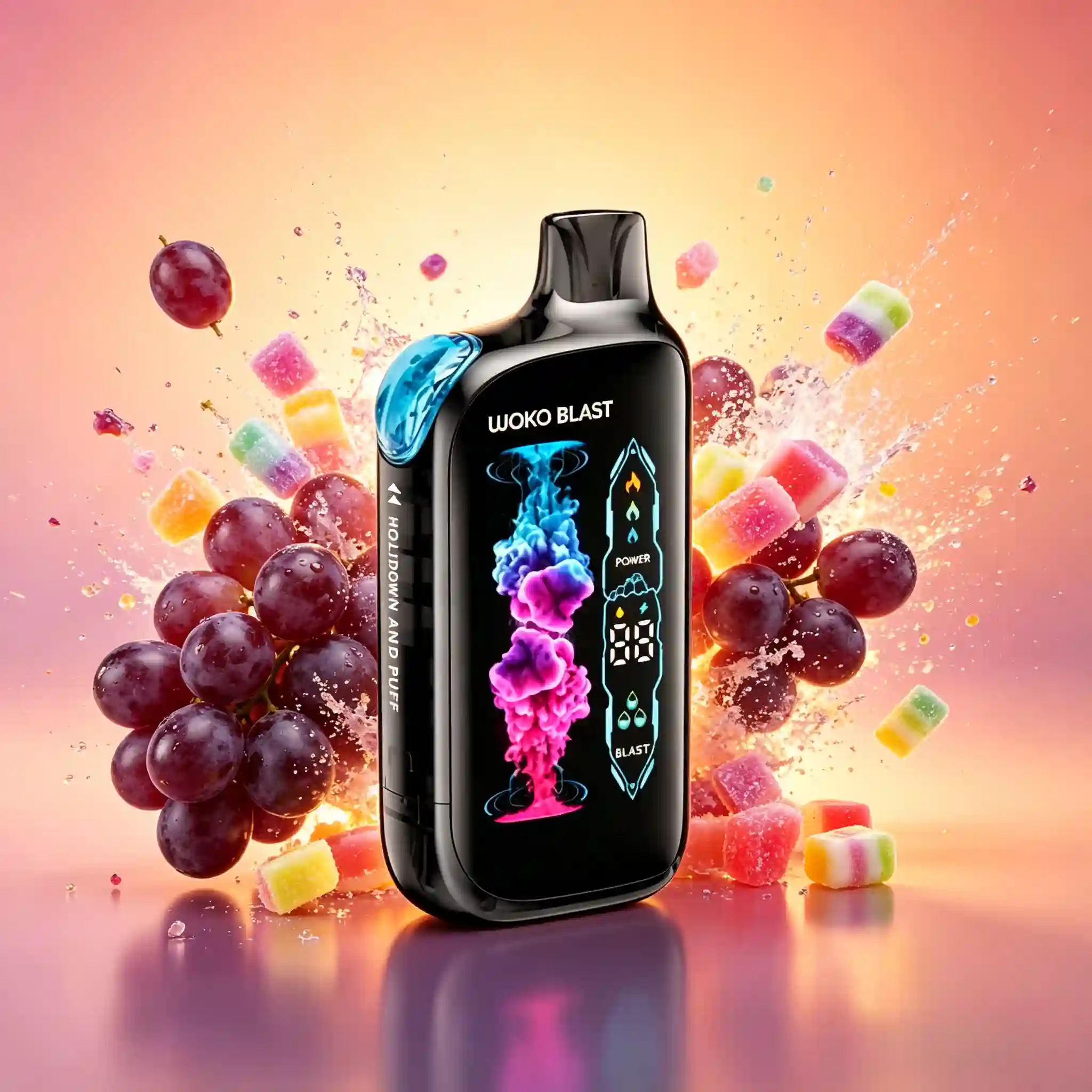 WAKA Blast 45K Disposable Vape – Grape Candy Ice Mix - Vaba Vape-Shop