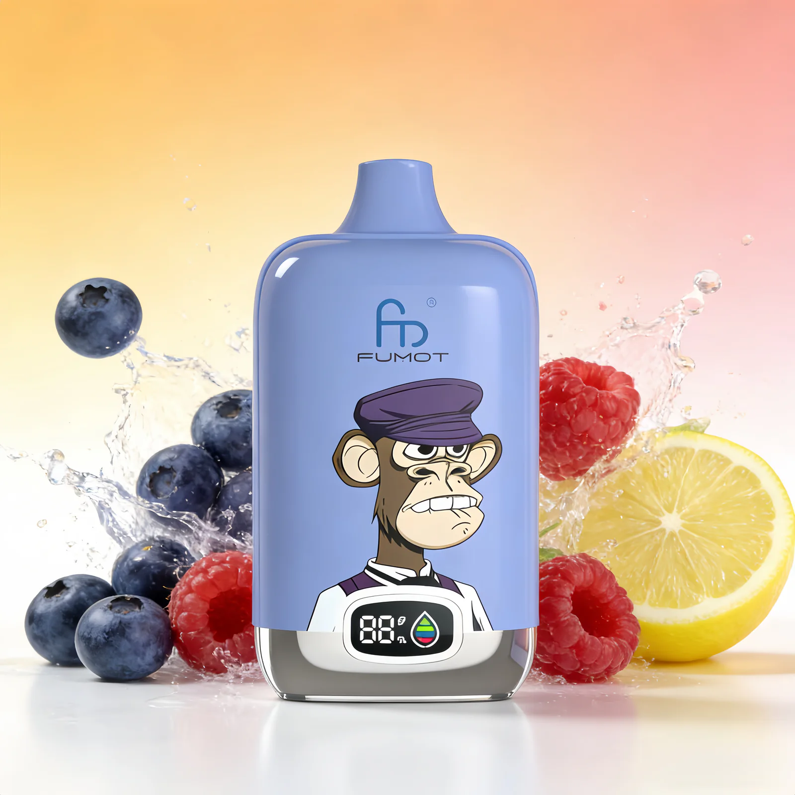 FUMOT Digital Box 12K Disposable Vape – Blue Razz Lemonade - Vaba Vaba