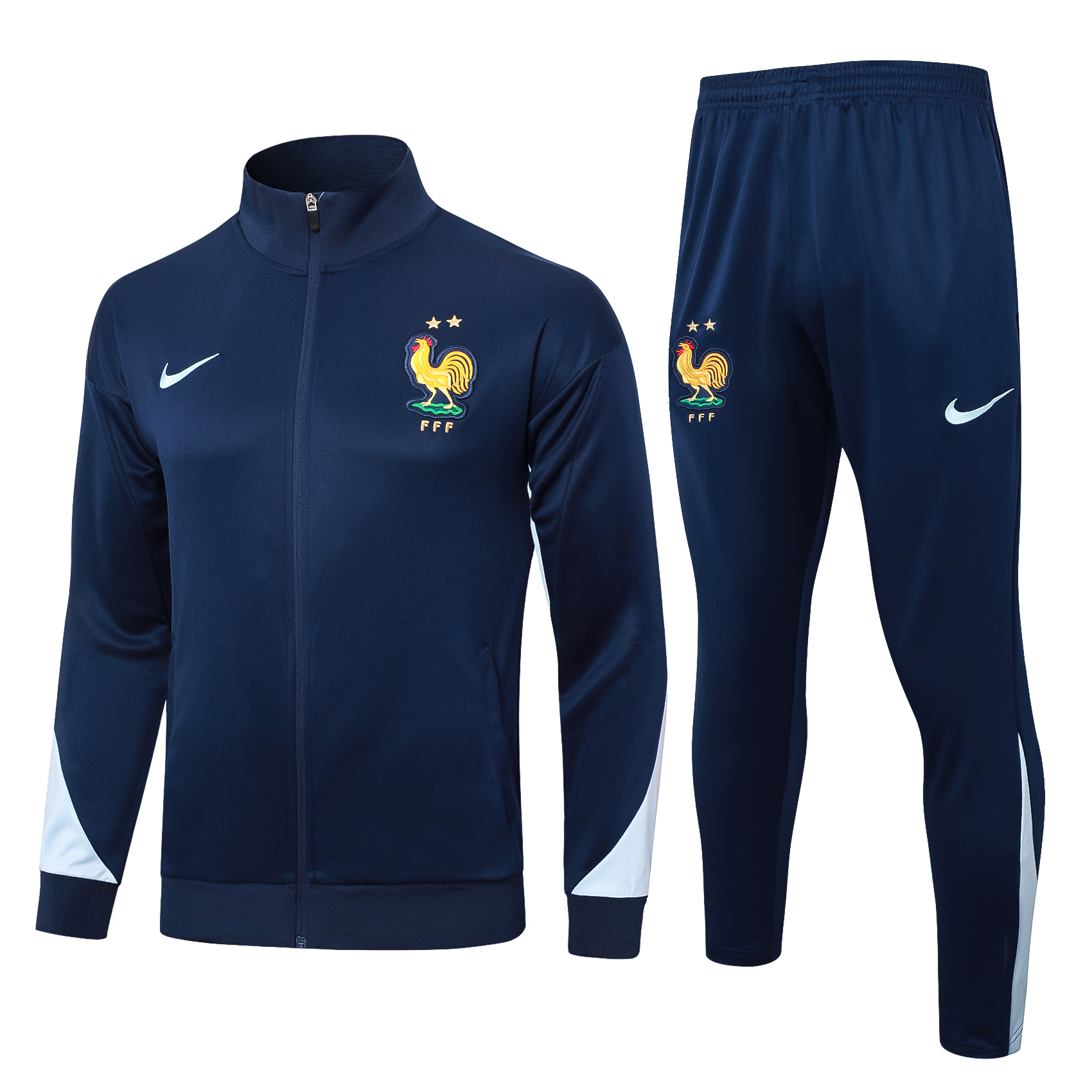 France  2425 France sapphire Training Suit with full zipper