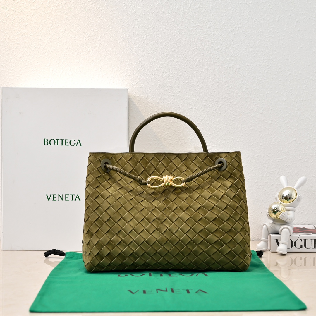 Bottega Veneta Andiamo Fashionable Old Money Style Handbag
