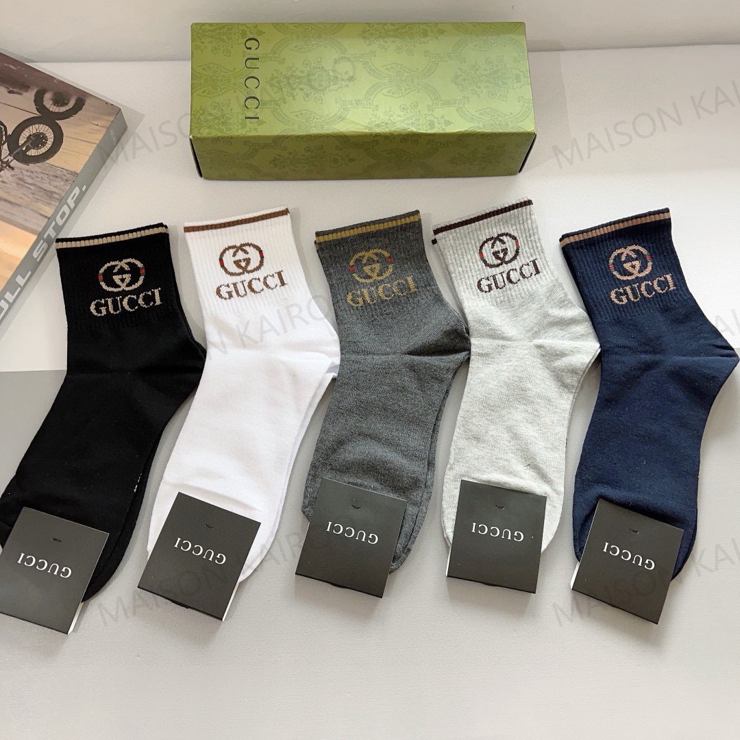 Gucci Socks 5-Pack - KAIROO