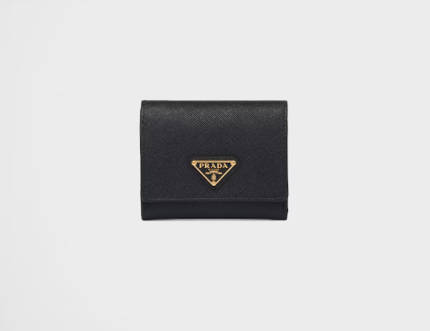Prada Saffiano Small Wallet-Black
