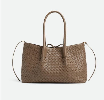 Bottega Veneta Medium Pinacoteca Reversible Bag in Pinecone  Intrecciato leather