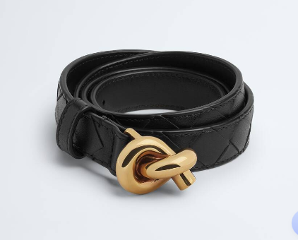 Bottega Veneta Knot Leather Belt 2.0cm