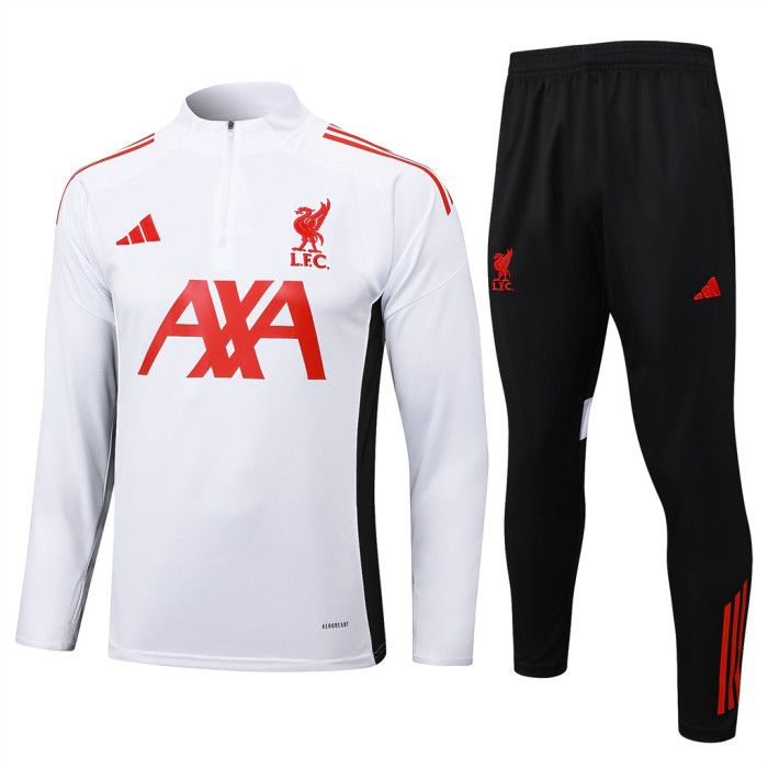 LVP 25/26 Half zipper White training clothes set