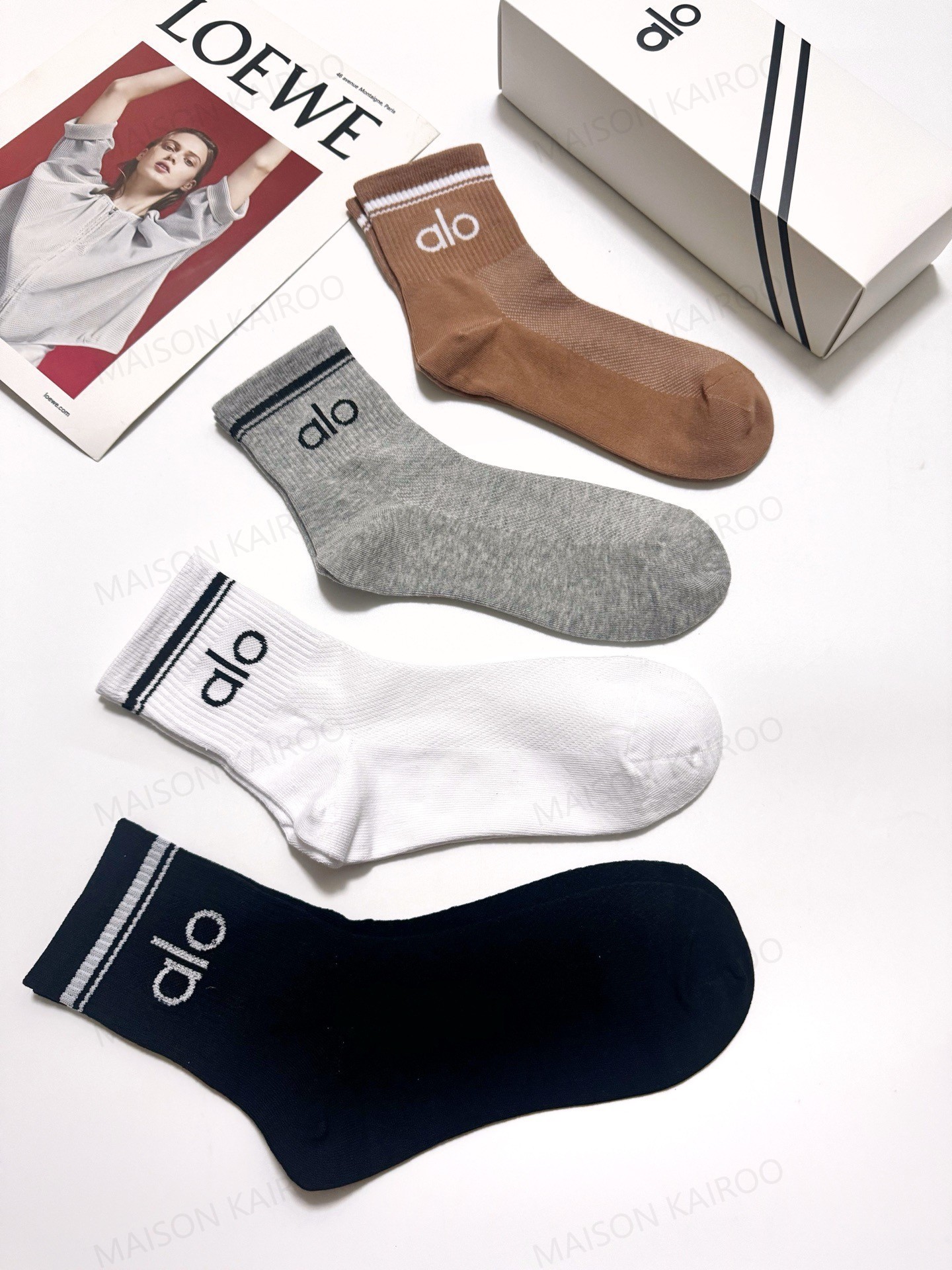 Alo Socks 4-Pack - KAIROO
