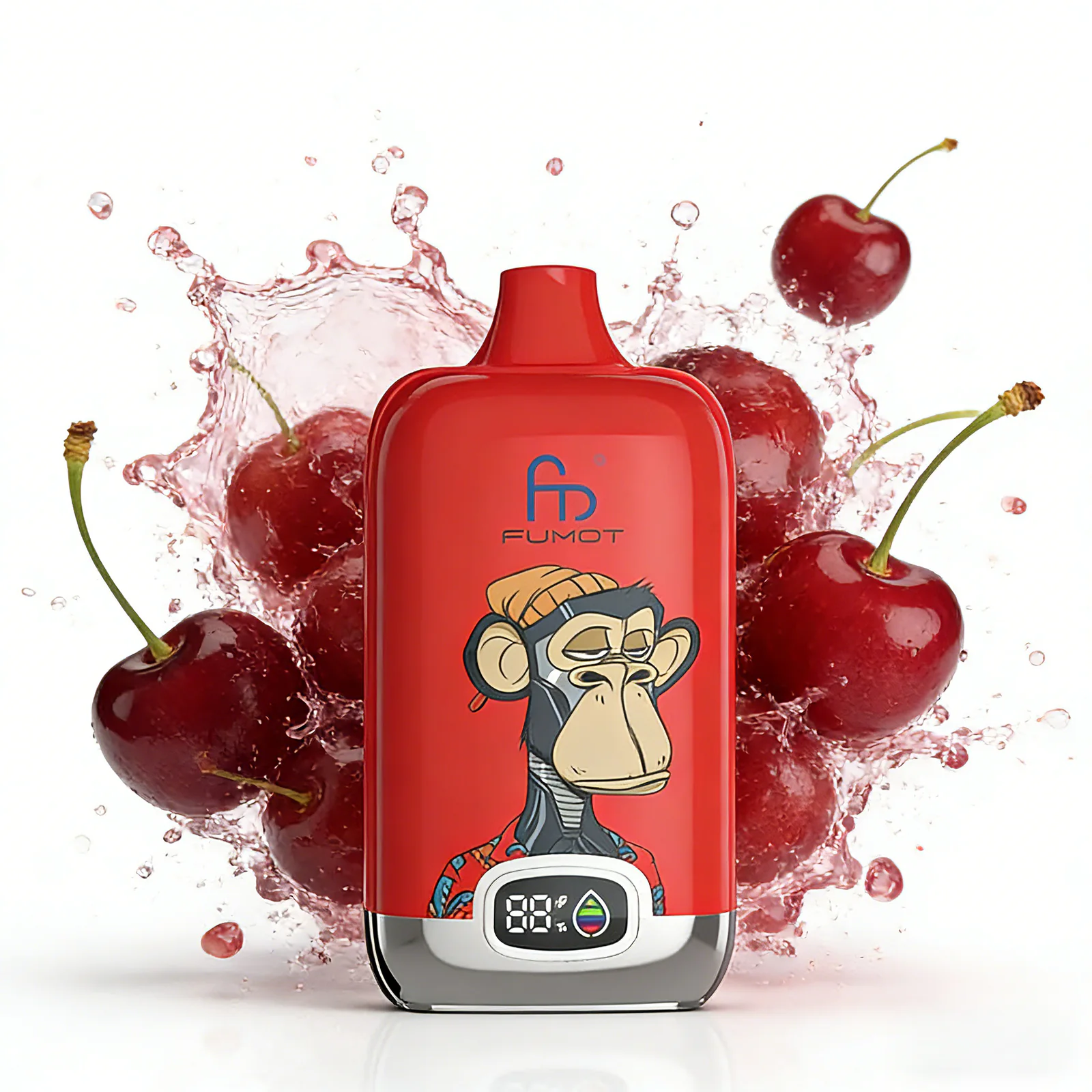 FUMOT Digital Box 12K Disposable Vape – Cherry - Vaba Vape-Shop