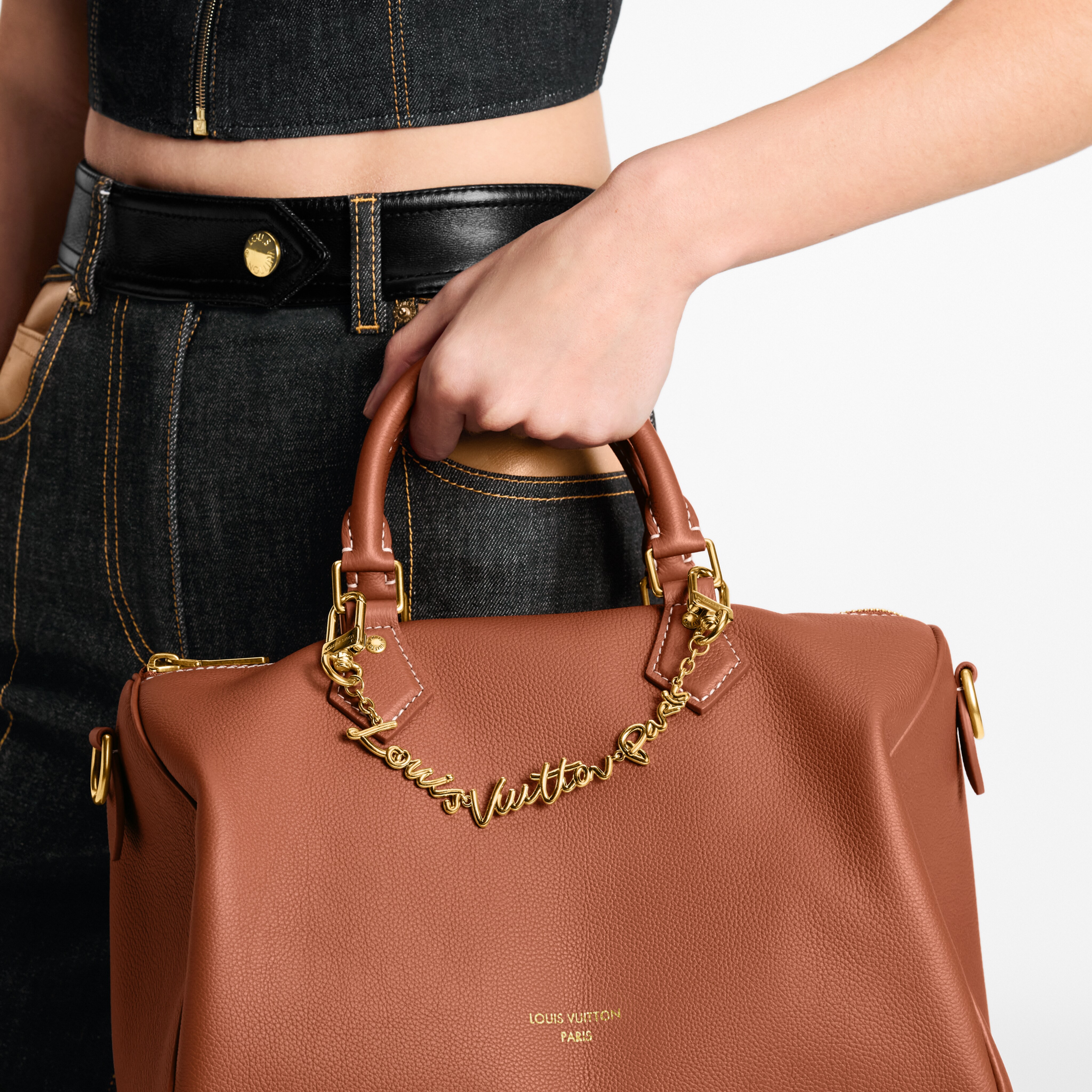 バッグチャーム･LV スクリプト チェーン