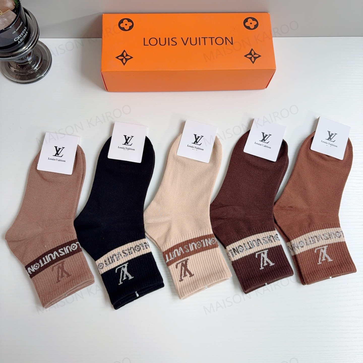 Louis Vuitton LV Socks 5-Pack - KAIROO