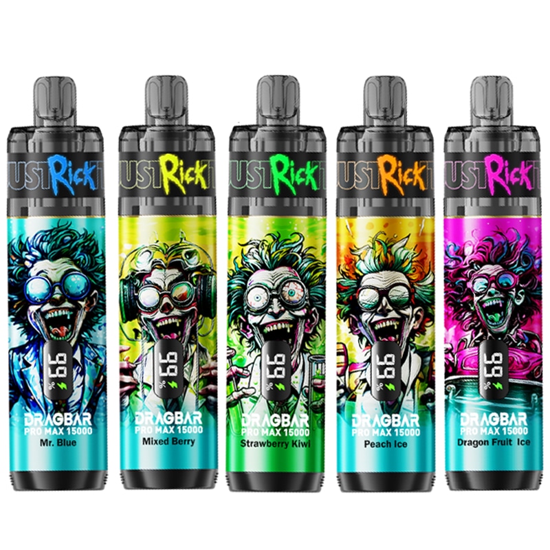 [5-Pack Bundle] Dragbar Pro Max 15K Disposable Vape (2%,15000 Puffs)