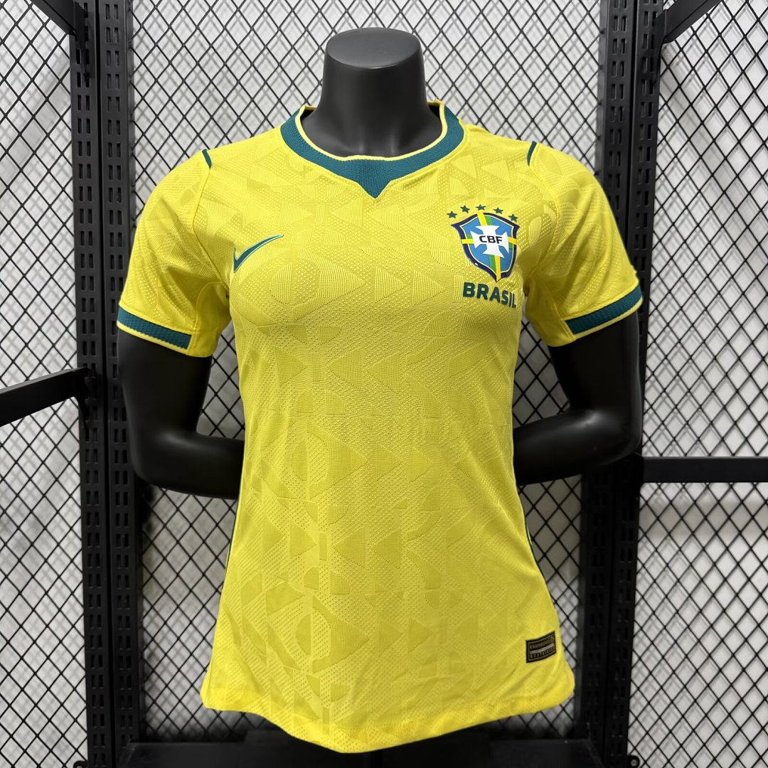 Player Female 2026 World Cup Brazil Home Jersey S-2XL
