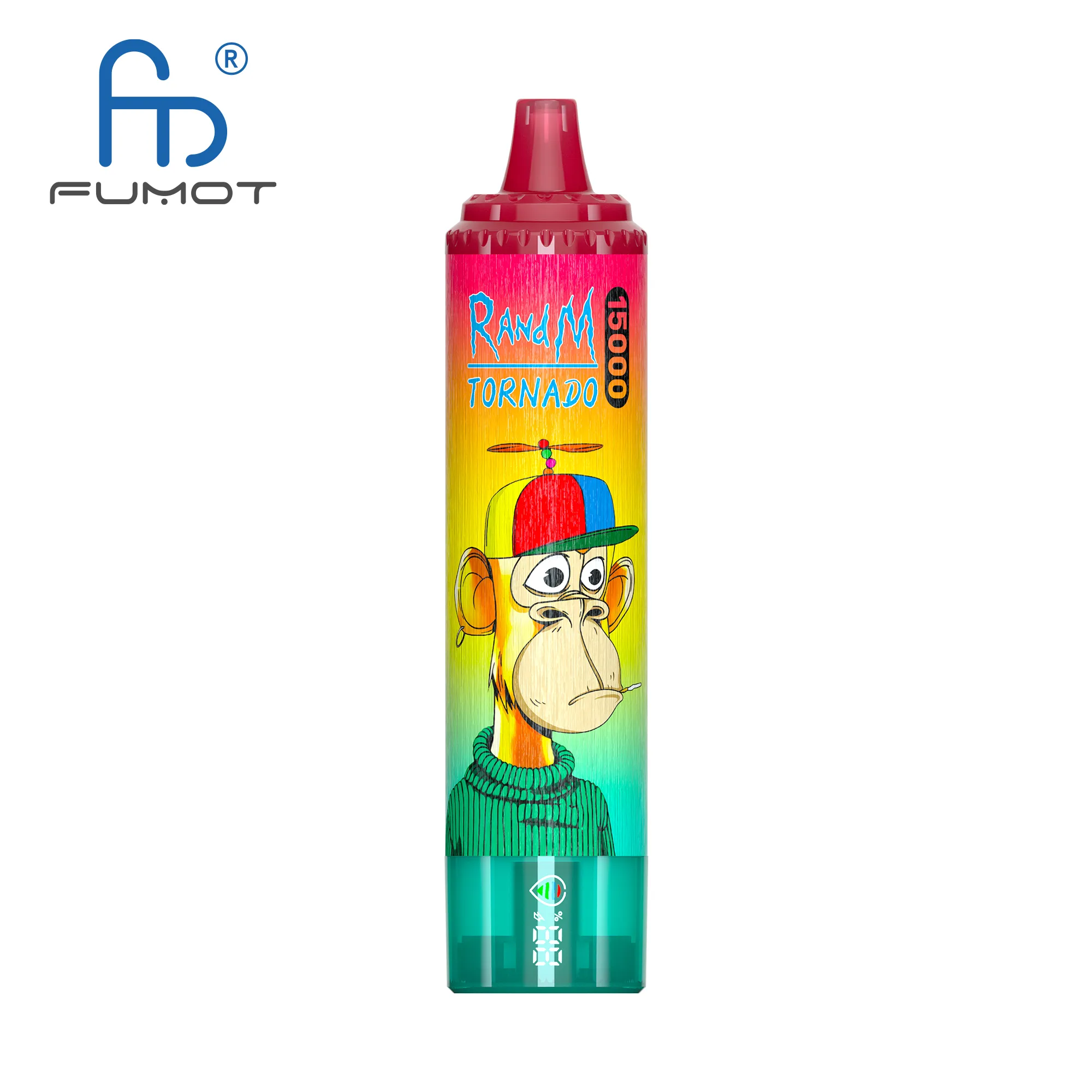 FUMOT Tornado 15K Rechargeable Disposable Vape – Strawberry Kiwi - Vaba Vape-Shop