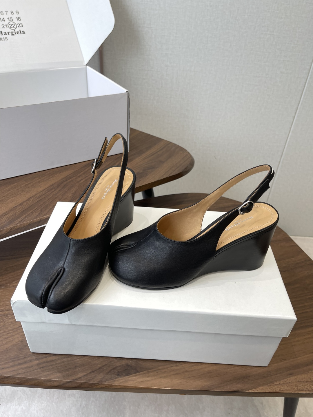 Maison Margiela Tabi Wedge Slingback Pump