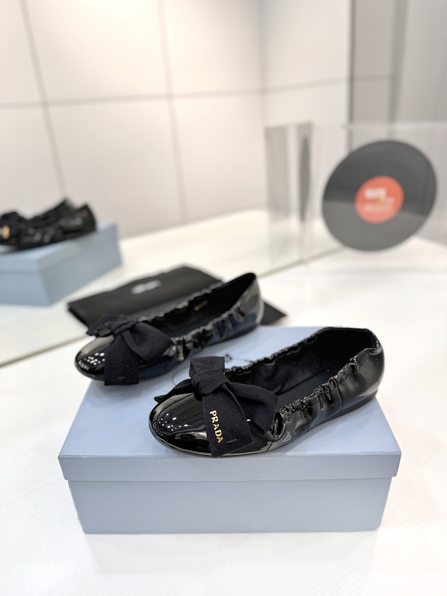 Prada Leather ballerinas