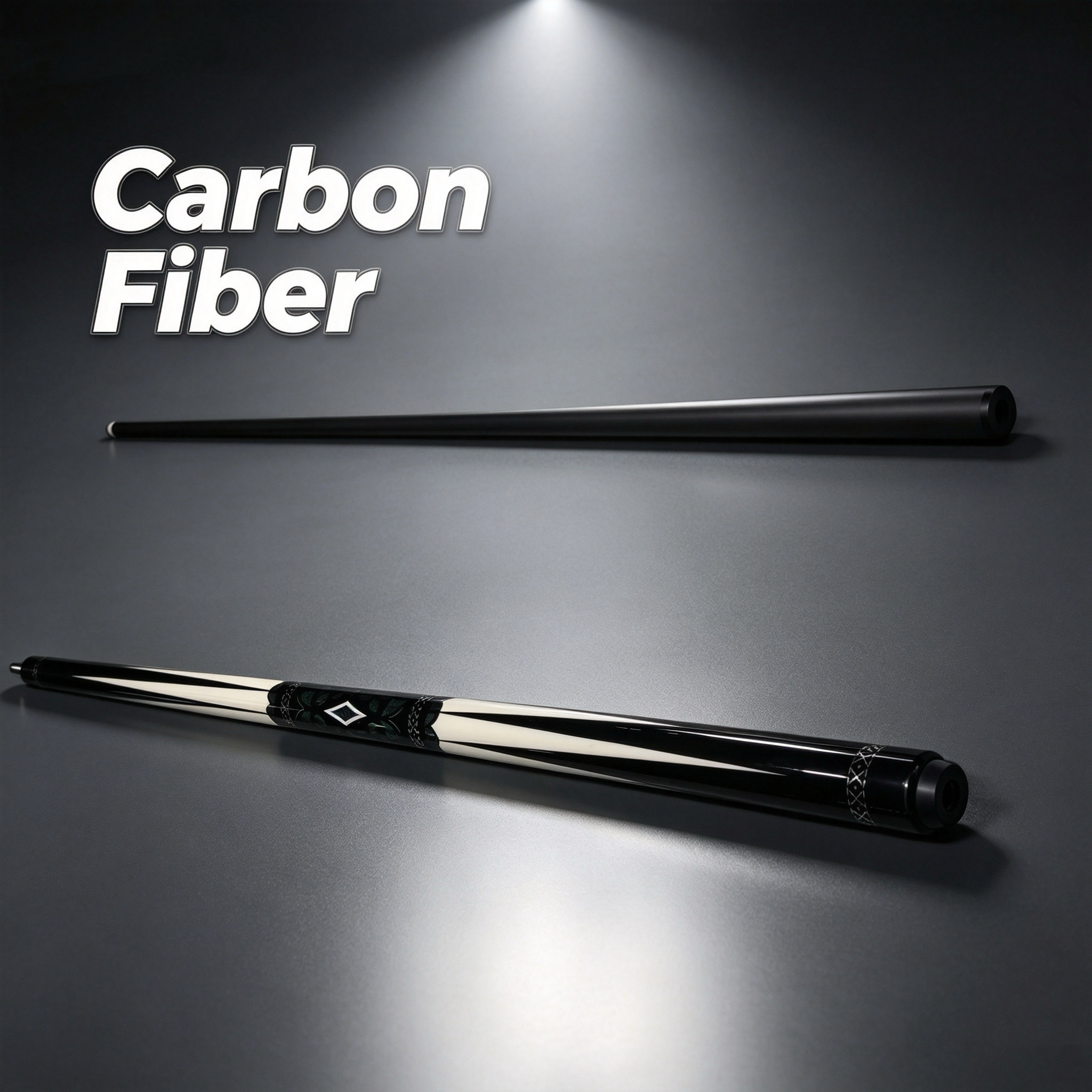14MM Carbon Fiber Break Cue, Chinese Black 8 Billiard Cue, Professional 9 Ball Pool Stick